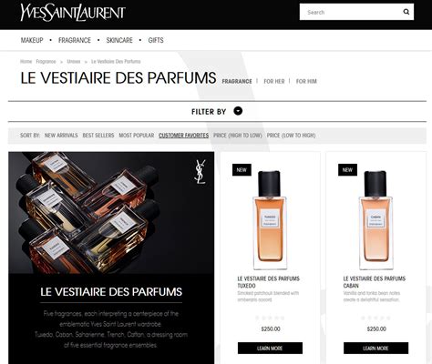 ysl st laurent website